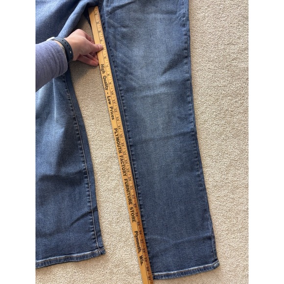 Express Jeans Women's 16 (Fits 33x31) Blue Denim Bootcut Cowgirl NEW - Picture 9 of 10